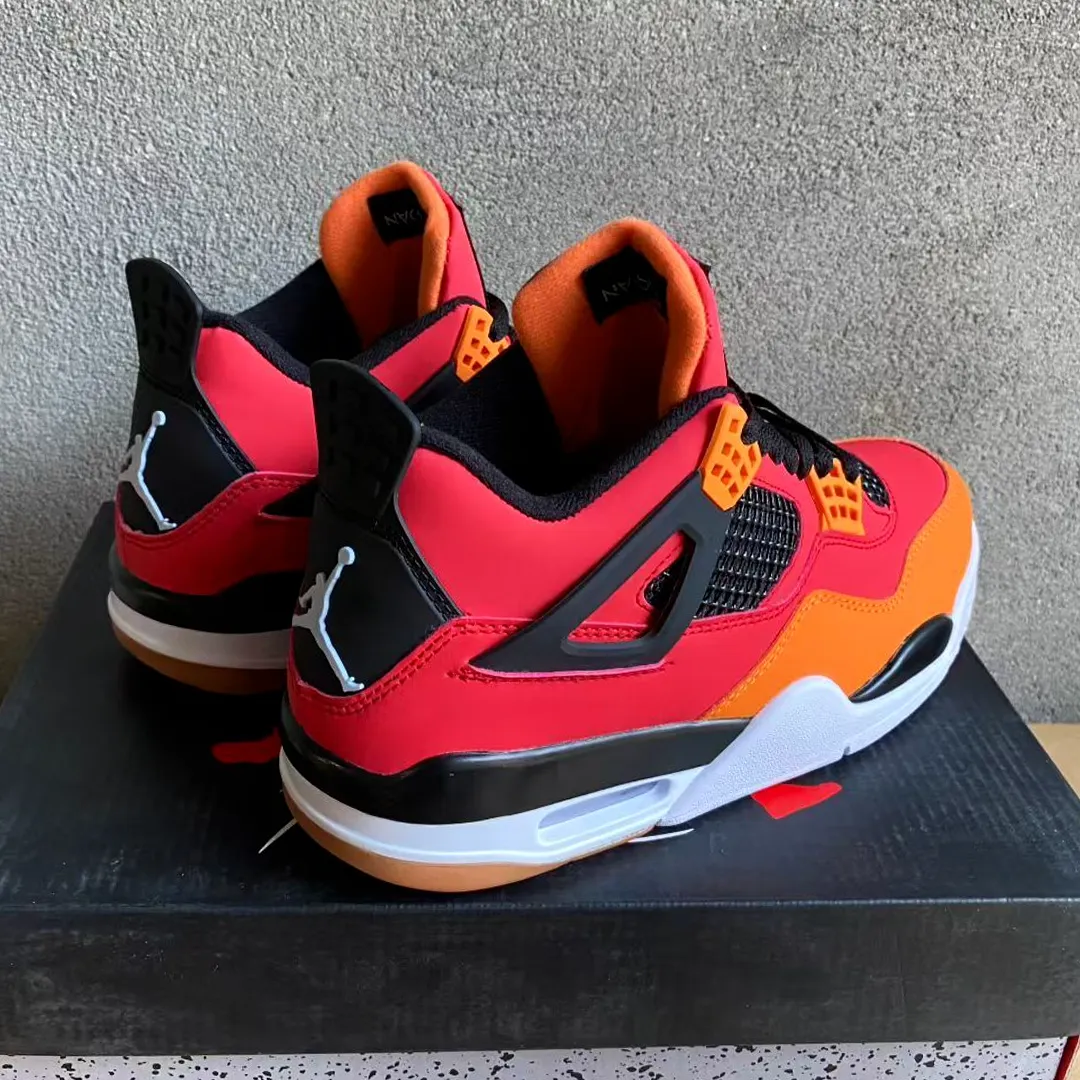 AJ 4 Fire Red Starfish Shoes Sneakers - nk0004577 - Image 7