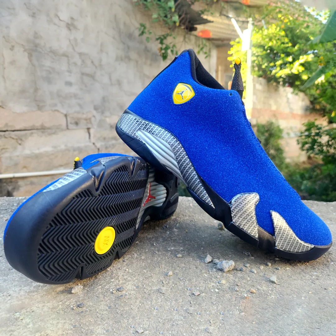 AJ 14 Ferrari Blue Shoes Sneakers - nk0004580 - Image 5