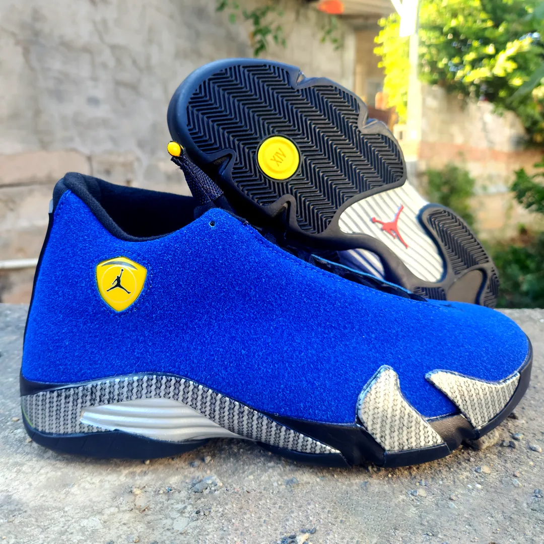 AJ 14 Ferrari Blue Shoes Sneakers - nk0004580 - Image 7
