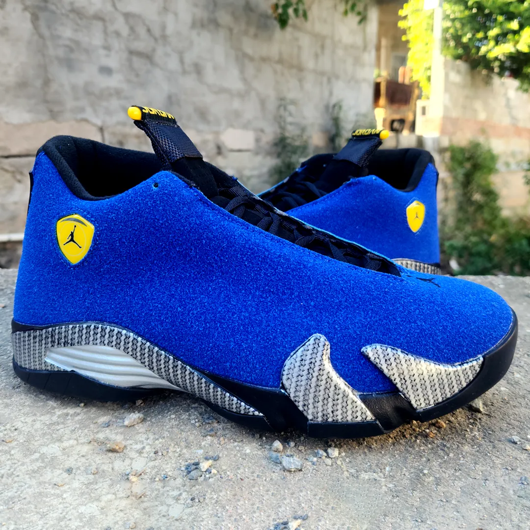 AJ 14 Ferrari Blue Shoes Sneakers - nk0004580 - Image 4