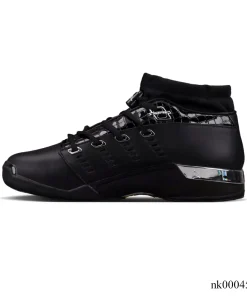 Alternative view of [Premium] AJ 17 Low Black Patent Shoes Sneakers – nk0004597