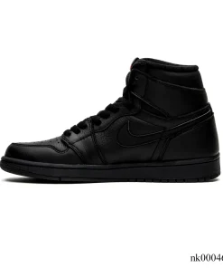 Alternative view of AJ 1 High OG Triple Black Shoes Sneakers – nk0004606