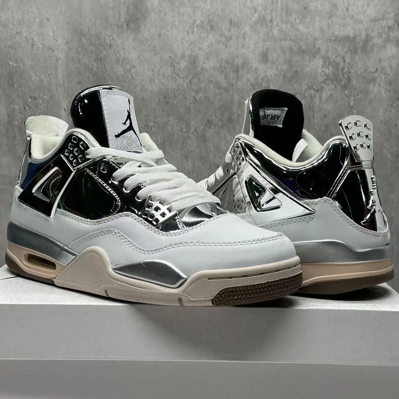 J Balvin x AJ 4 Rayo Shoes Sneakers - nk0004630 - Image 5