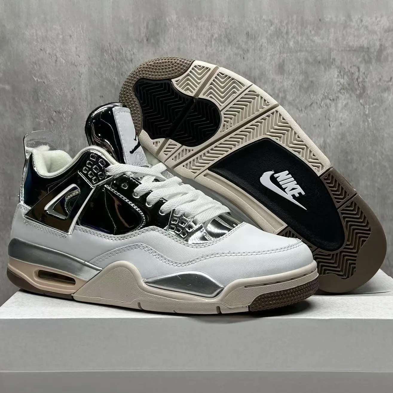 J Balvin x AJ 4 Rayo Shoes Sneakers - nk0004630 - Image 4