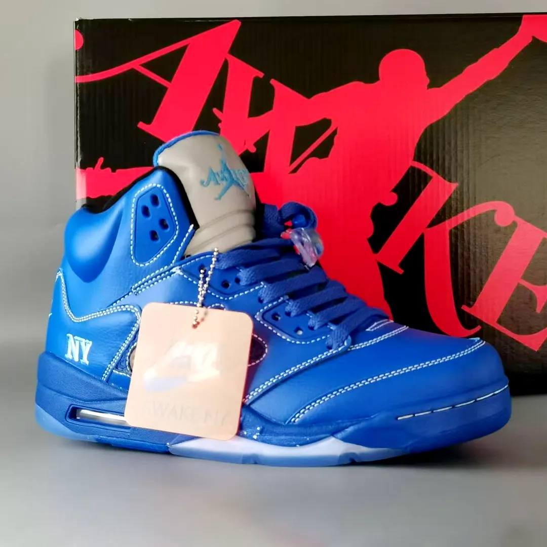 Awake NY x AJ 5 Blueprint Shoes Sneakers - nk0004663 - Image 3