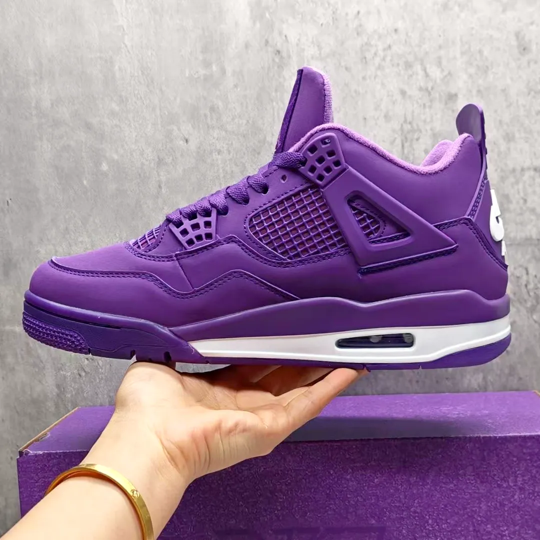Nigel Sylvester x AJ 4 Purple Shoes Sneakers - nk0004676 - Image 12