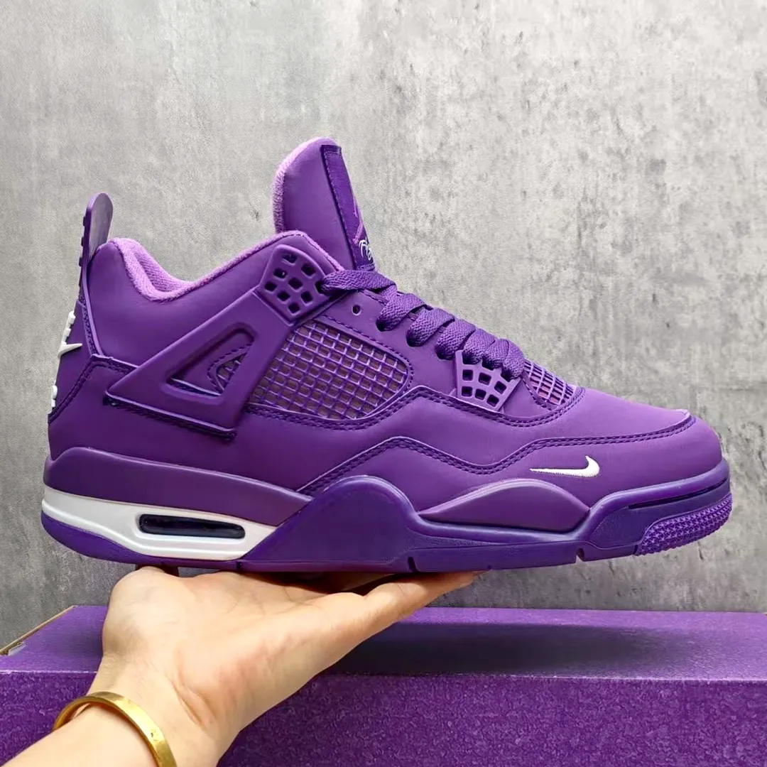 Nigel Sylvester x AJ 4 Purple Shoes Sneakers - nk0004676 - Image 11