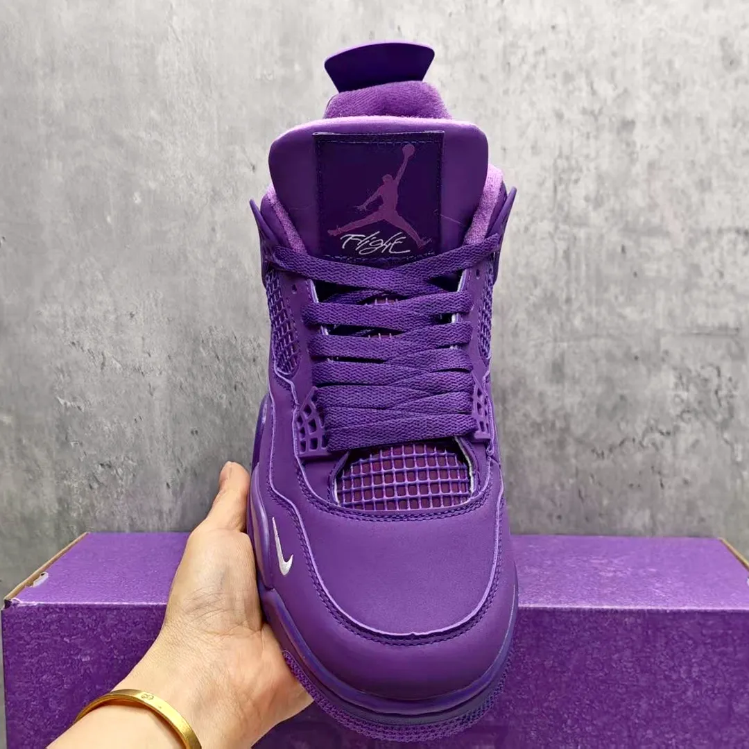 Nigel Sylvester x AJ 4 Purple Shoes Sneakers - nk0004676 - Image 10