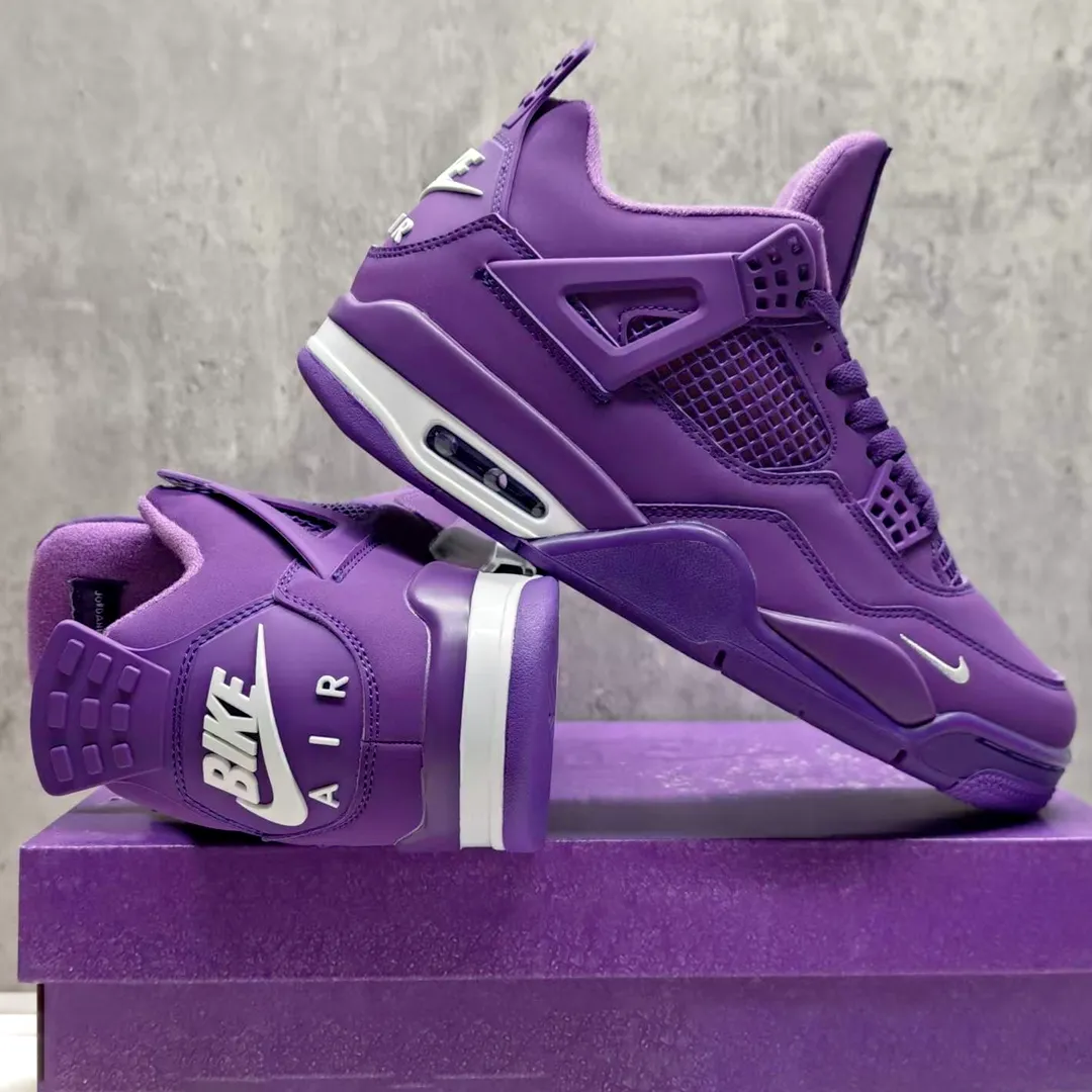 Nigel Sylvester x AJ 4 Purple Shoes Sneakers - nk0004676 - Image 6