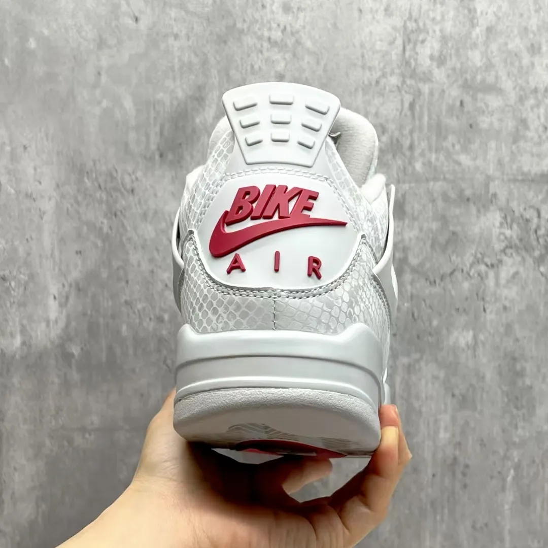 Nigel Sylvester x AJ 4 White Grey Mamba Shoes Sneakers - nk0004677 - Image 13