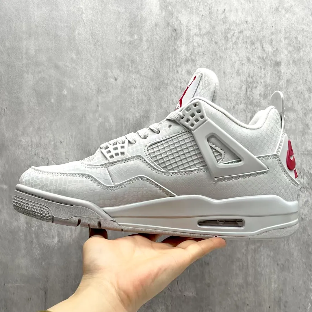 Nigel Sylvester x AJ 4 White Grey Mamba Shoes Sneakers - nk0004677 - Image 12