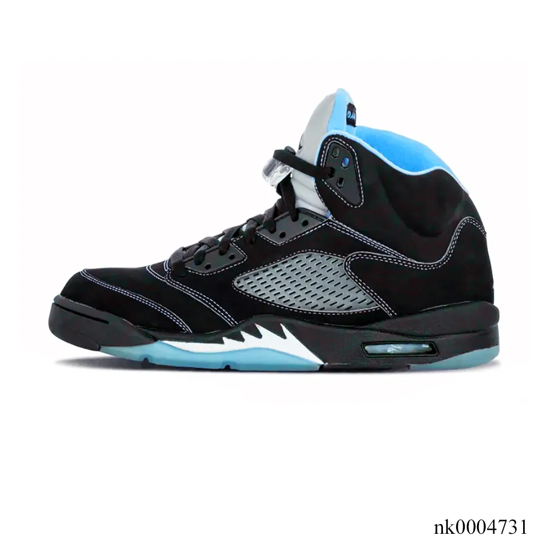 AJ 5 Black University Blue Shoes Sneakers - nk0004731 - Image 2