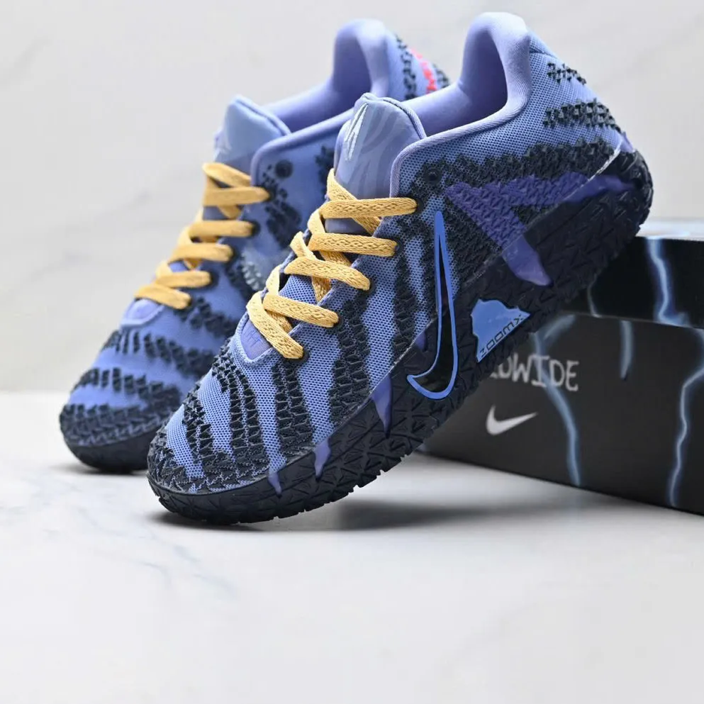 Ja 3 'Cobalt Bliss Metallic Silver' Shoes Sneakers - nk0004774 - Image 5