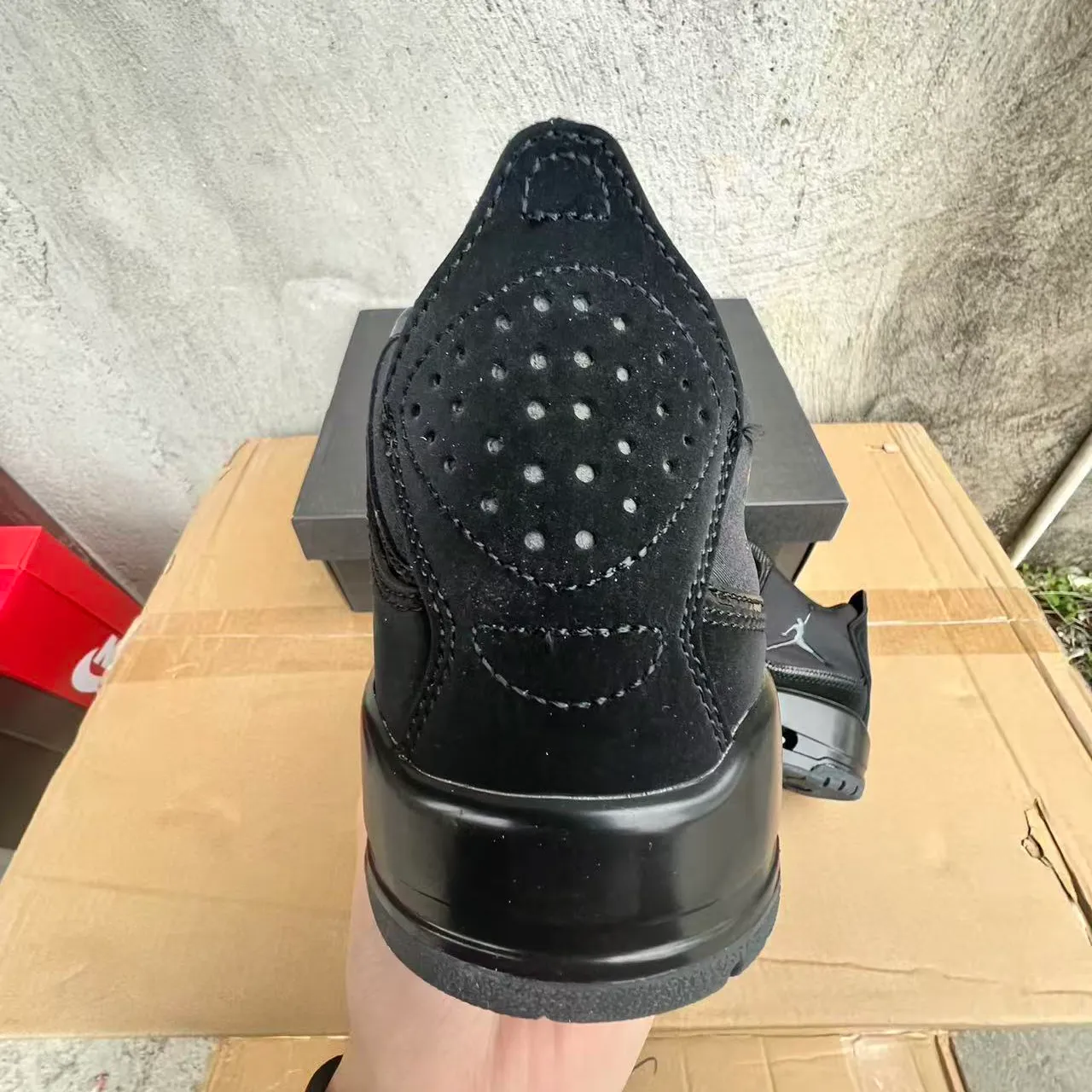 AJ Courtside 23 Triple Black Shoes Sneakers - nk0004812 - Image 9