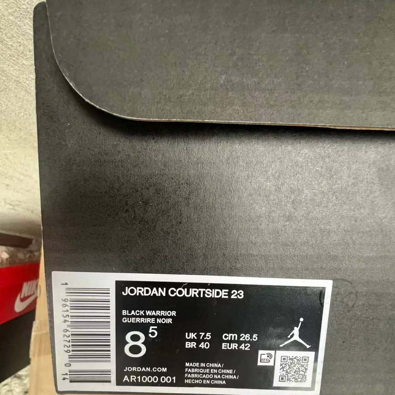 AJ Courtside 23 Triple Black Shoes Sneakers - nk0004812 - Image 12