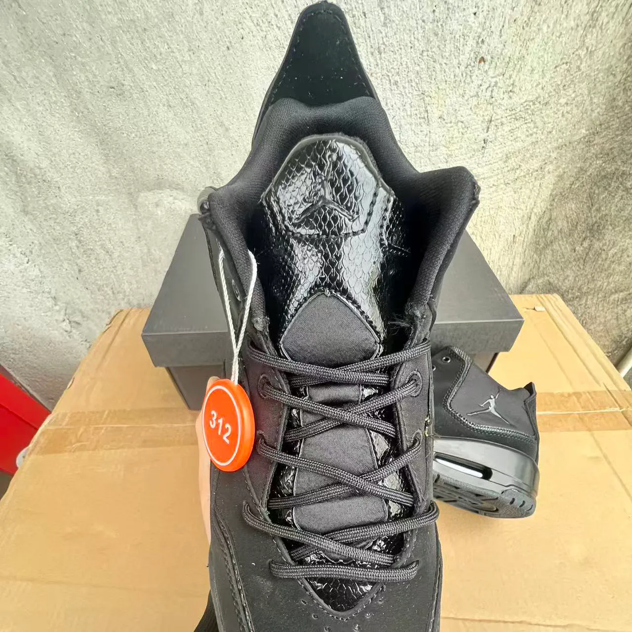 AJ Courtside 23 Triple Black Shoes Sneakers - nk0004812 - Image 13