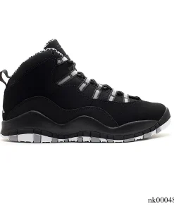 AJ 10 Black And White Stealth Shoes Sneakers - nk0004817