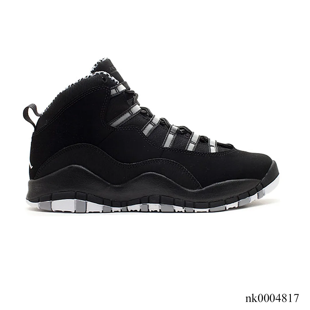 AJ 10 Black And White Stealth Shoes Sneakers - nk0004817
