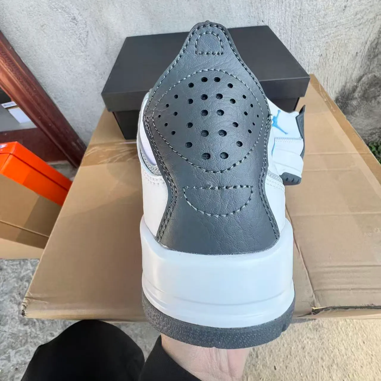 AJ Courtside 23 White/University Blue Shoes Sneakers - nk0004823 - Image 7