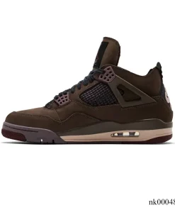 Alternative view of A Ma Maniére x AJ 4 Retro 'Dark Mocha' Shoes Sneakers - nk0004826