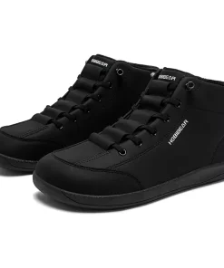 Alternative view of Lined Ankle Sneakers Artificial Leather Non-Slip Shoes