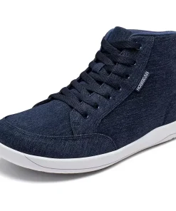 Canvas Sneakes Zero Drop Lace Up Outdoor Walking Shoes