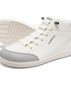 Mid Top Barefoot Boots Unisex Wide Toe Box Faux