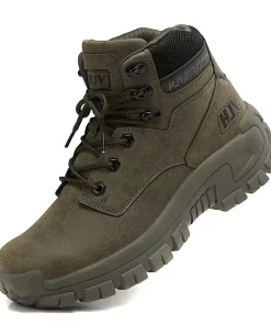 Hiking Boots Men Motorcycle Boots Work Ankle Boots