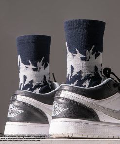 Alternative view of Purple Lightning Basketball Socks Men's